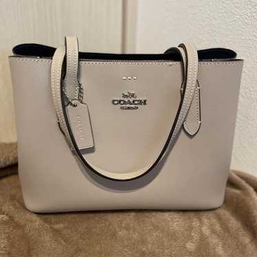 COACH Light Gray Handbag Shoulder Bag - image 1