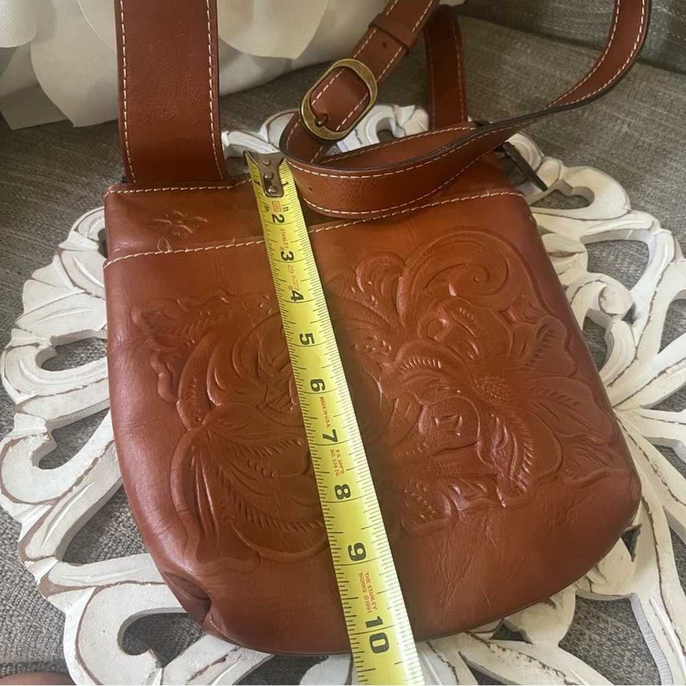 Patricia Nash Brown Leather Crossbody Bag Purse - image 4