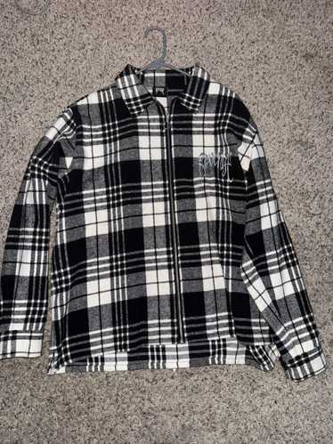 Revenge Blue online Spiderweb Flannel