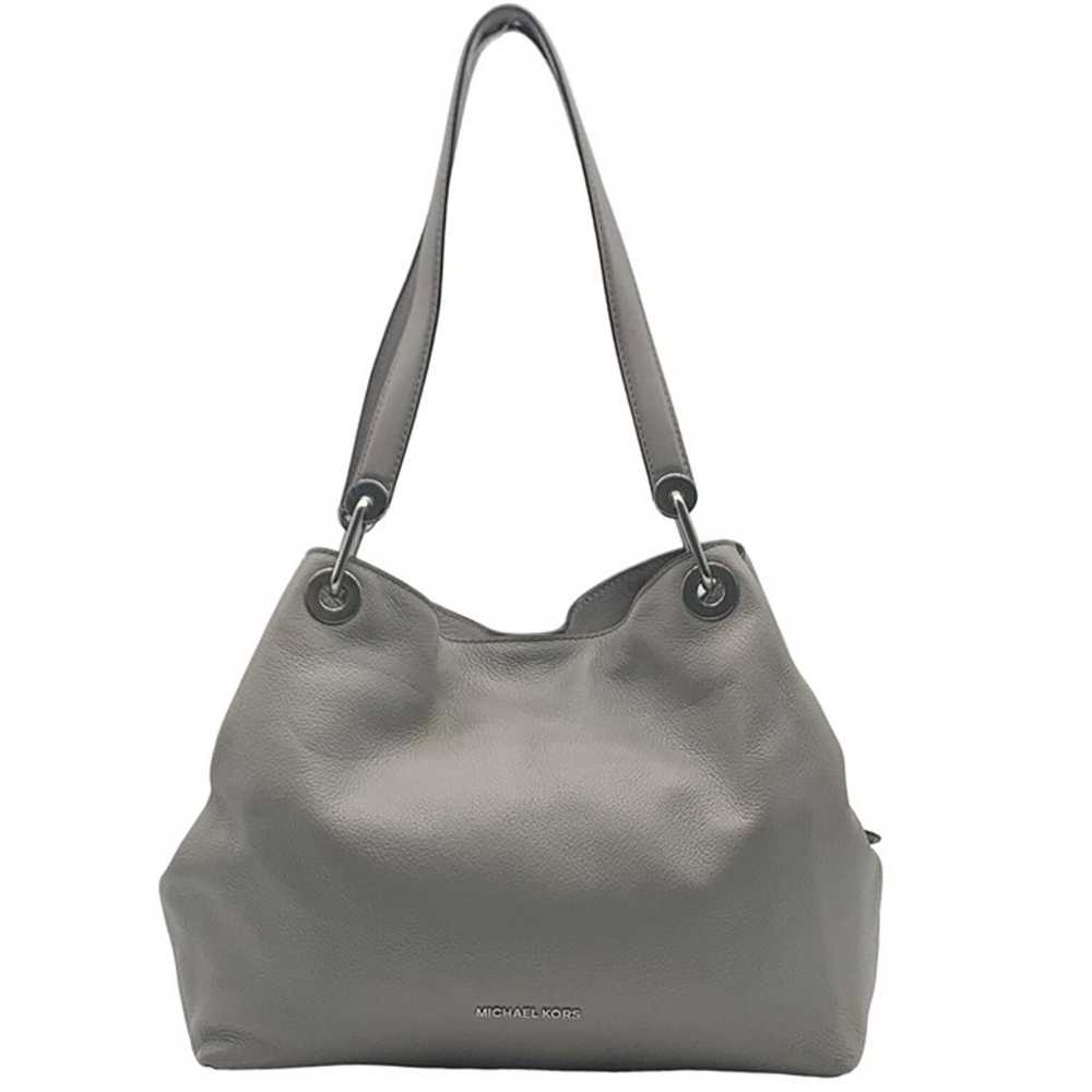 Michael Kors Raven Stone Grey Pebbled Leather Sho… - image 1