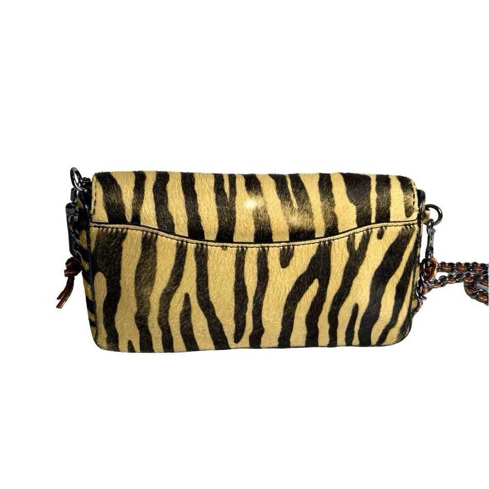 Coach Coach Shoulder Bag Harako Zebra Pattern Cha… - image 4