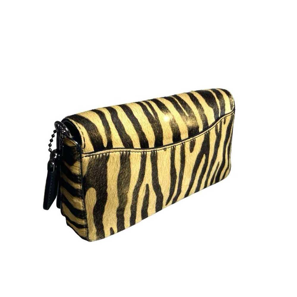 Coach Coach Shoulder Bag Harako Zebra Pattern Cha… - image 7