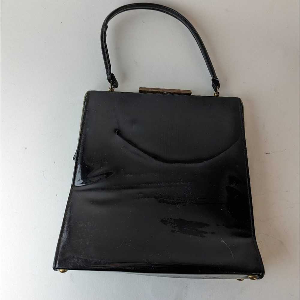 Vintage Patent Leather Shoulder Bag - image 10