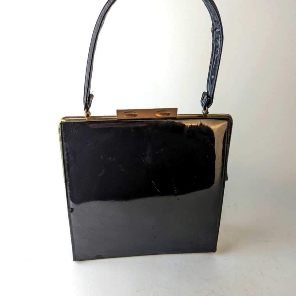 Vintage Patent Leather Shoulder Bag - image 8