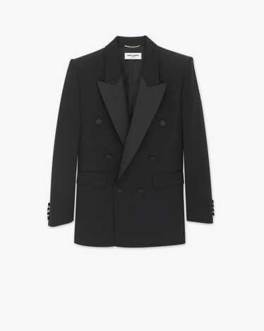 Saint Laurent Paris o1bcso1str1224 Tuxedo Jacket … - image 1