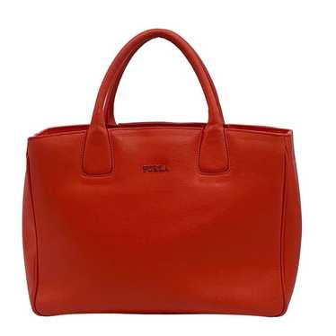 Furla Vermillion Leather Camilla Tote - image 1