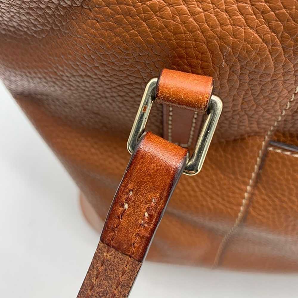 Dooney & Bourke Brown Pebbled Leather Lexington T… - image 12