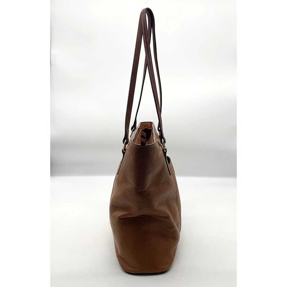 Dooney & Bourke Brown Pebbled Leather Lexington T… - image 3