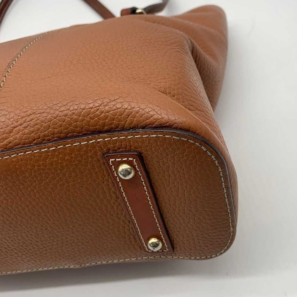 Dooney & Bourke Brown Pebbled Leather Lexington T… - image 7