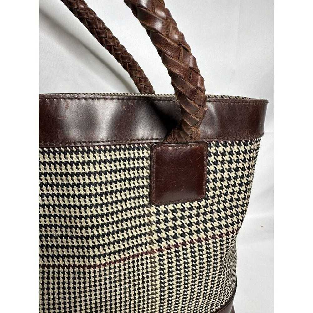 Vintage Ralph Lauren Houndstooth Tote Bag Wallet … - image 4