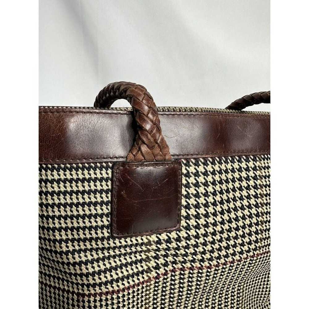 Vintage Ralph Lauren Houndstooth Tote Bag Wallet … - image 8