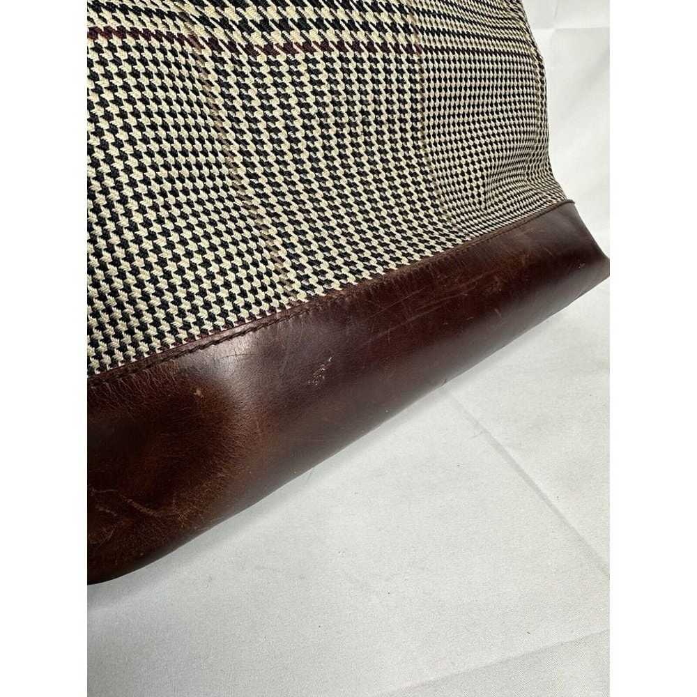 Vintage Ralph Lauren Houndstooth Tote Bag Wallet … - image 9