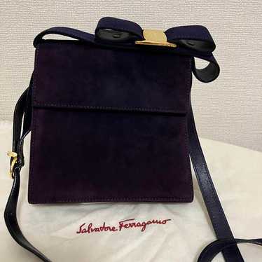 [Rare] Ferragamo Shoulder Bag Vara Ribbon 2-Way S… - image 1