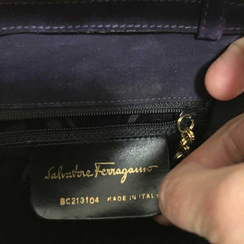 [Rare] Ferragamo Shoulder Bag Vara Ribbon 2-Way S… - image 3