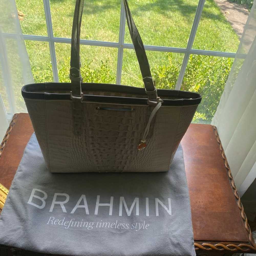 Brahmin Medium Asher Leather Tote Bag - image 5