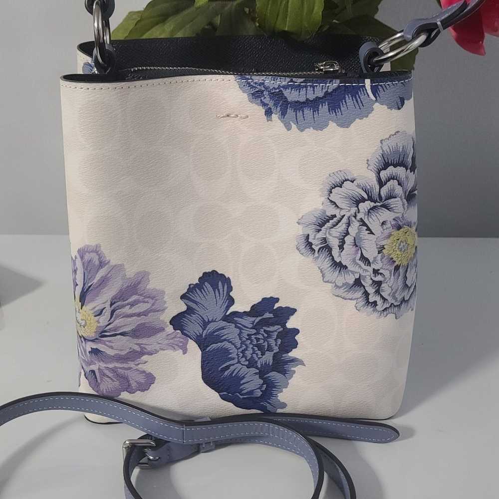 Coach floral bucket crossbody - image 7