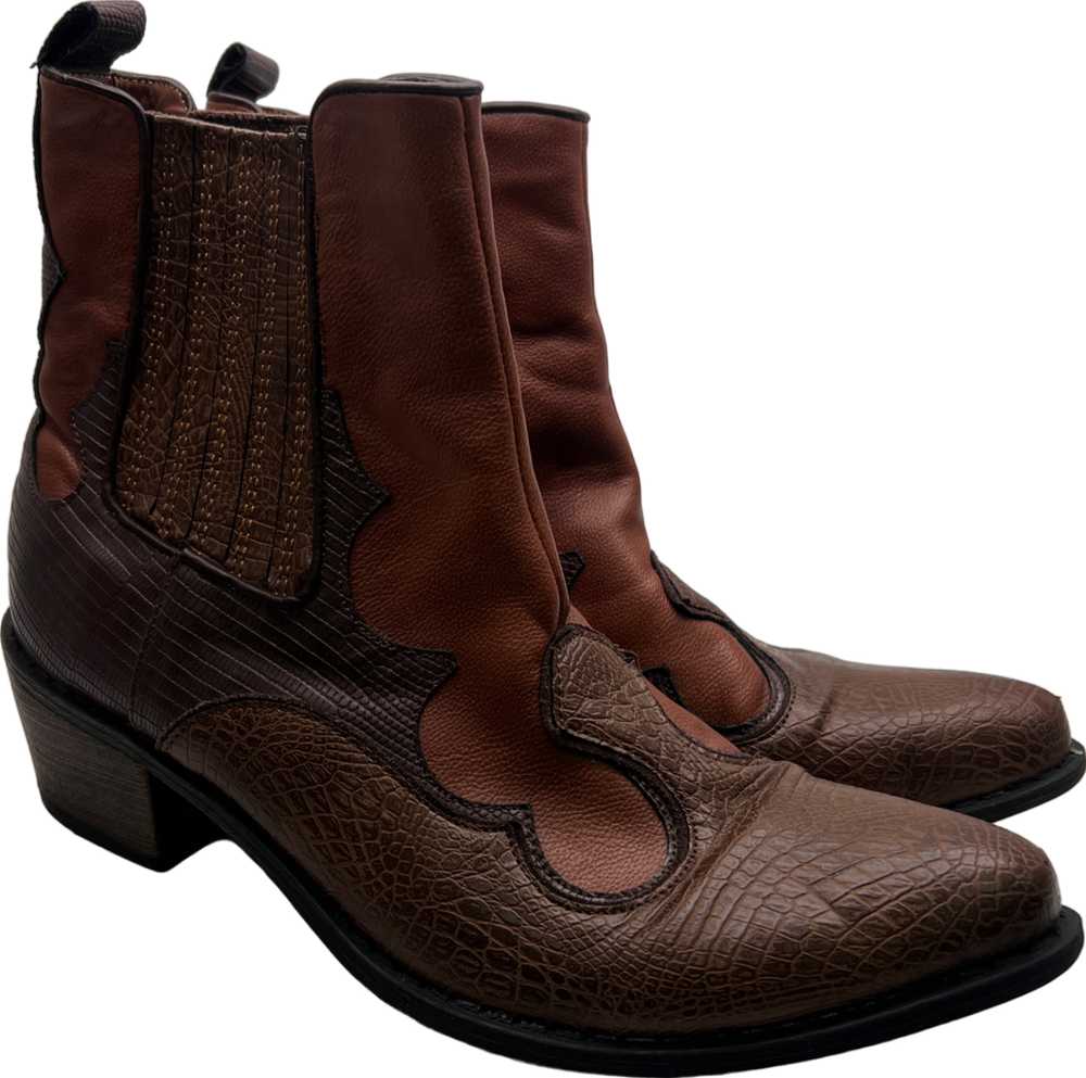 coconuts Brown Western Cowboy Boot UK 6 EU 39 - image 1