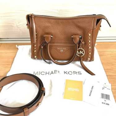 MICHAEL KORS Stud Satchel Handbag