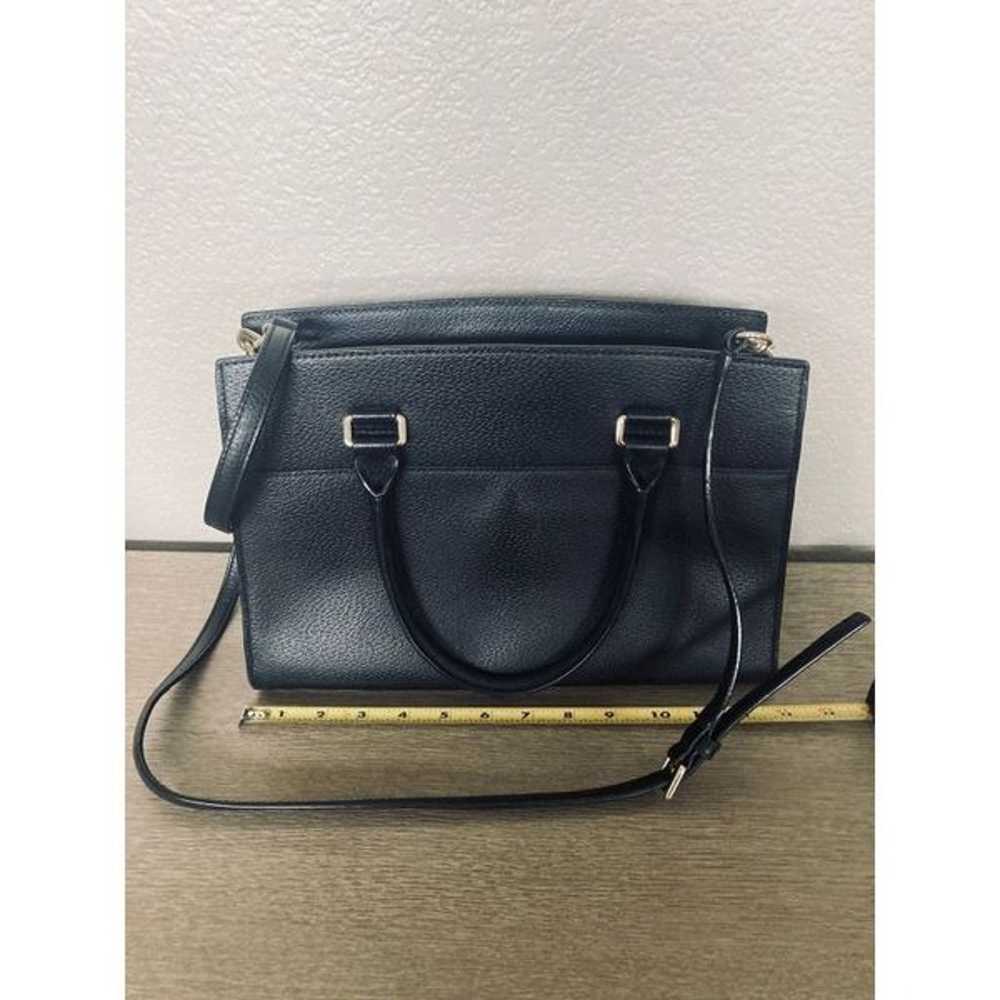 Kate Spade Structured Black Leather Crossbody Sat… - image 3