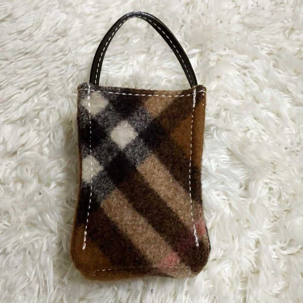 Excellent condition! BURBERRY handbag with wool, … - image 12