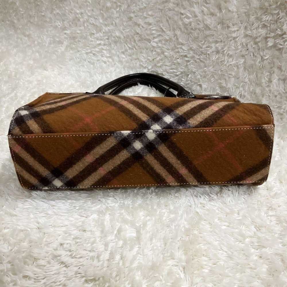 Excellent condition! BURBERRY handbag with wool, … - image 8