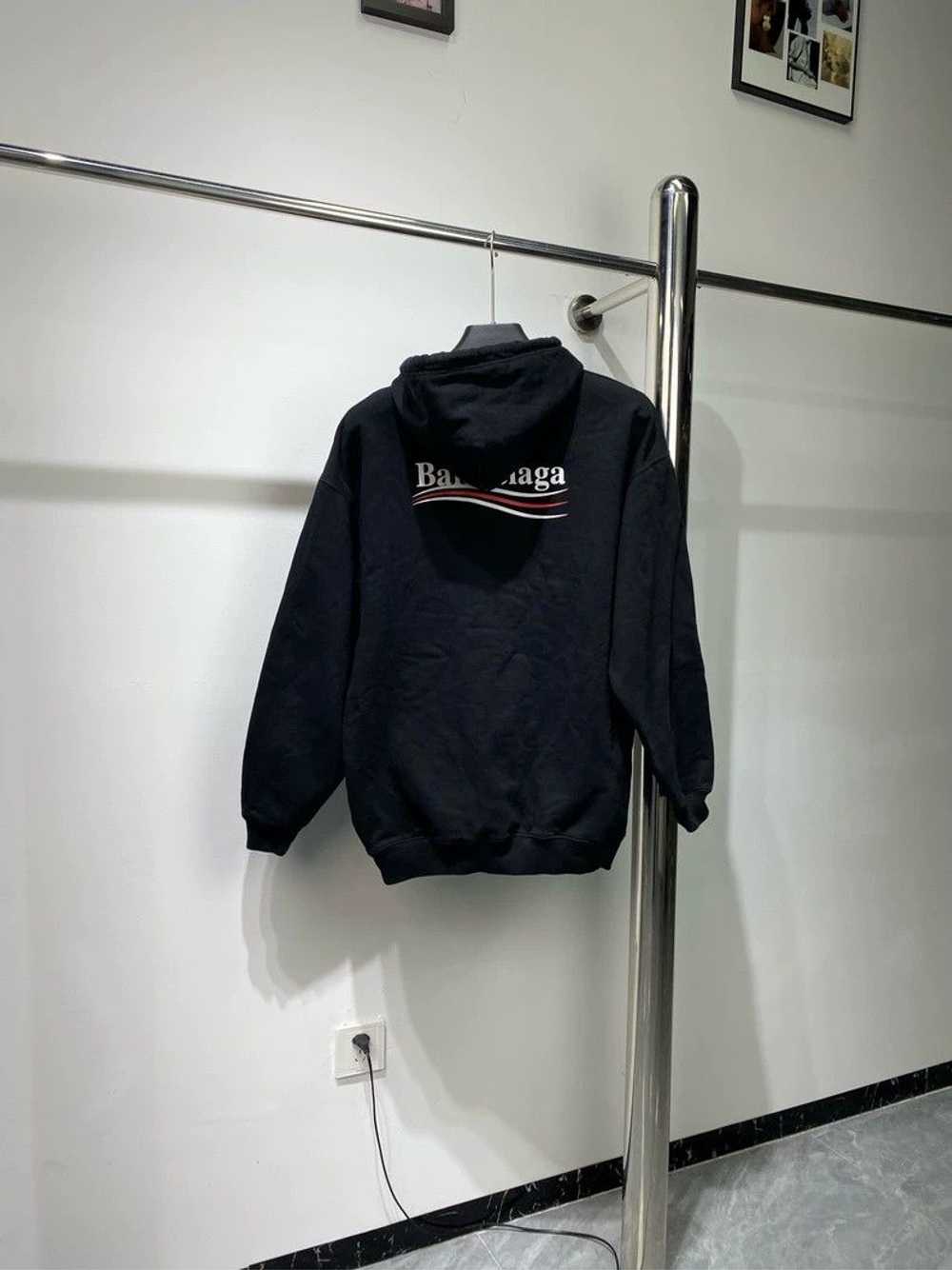 Balenciaga Balenciaga hooded sweatshirt with cola… - image 1