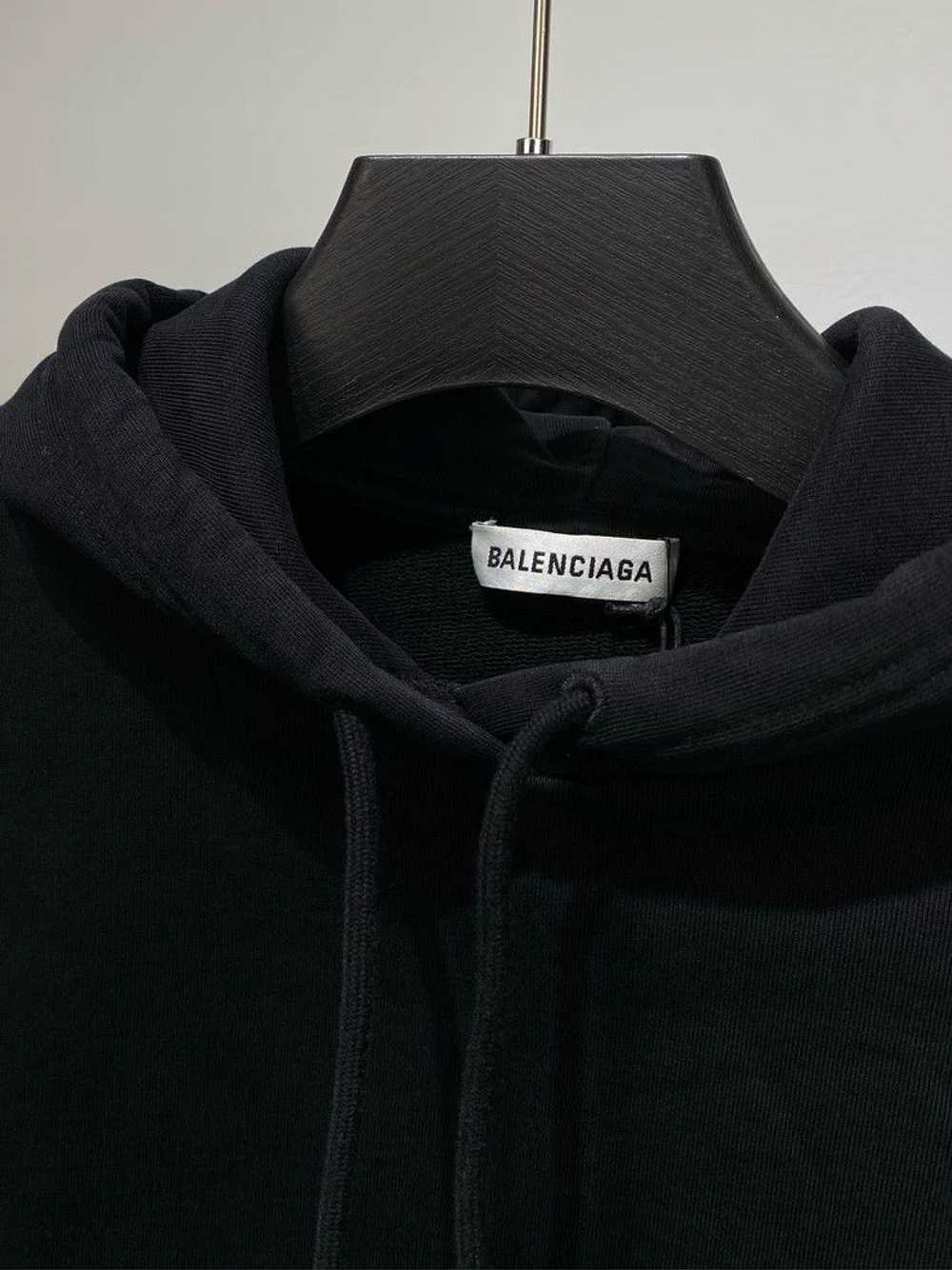 Balenciaga Balenciaga hooded sweatshirt with cola… - image 3