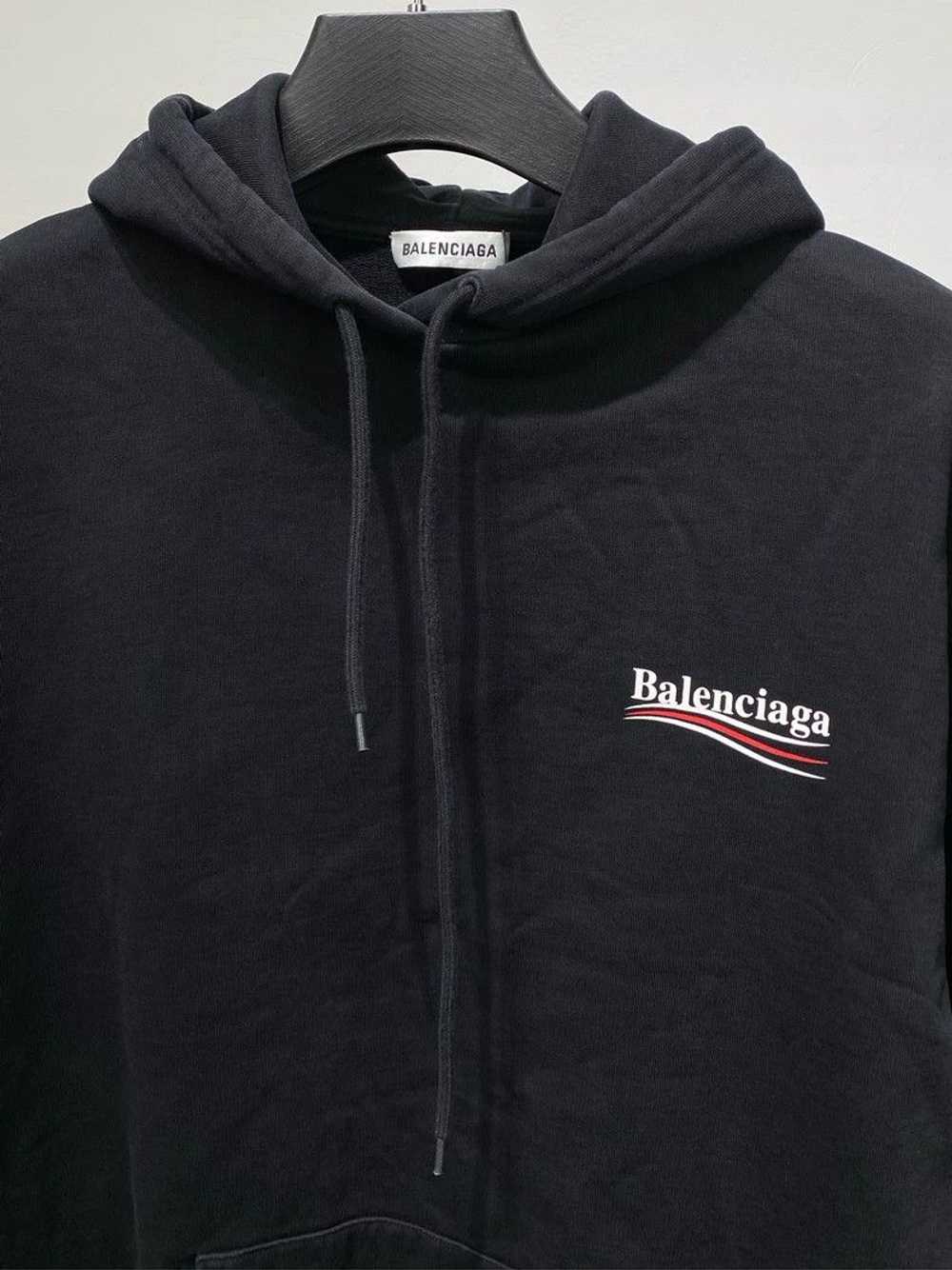 Balenciaga Balenciaga hooded sweatshirt with cola… - image 6