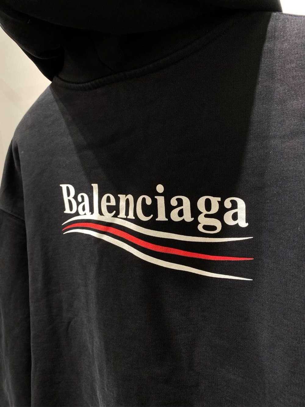 Balenciaga Balenciaga hooded sweatshirt with cola… - image 8