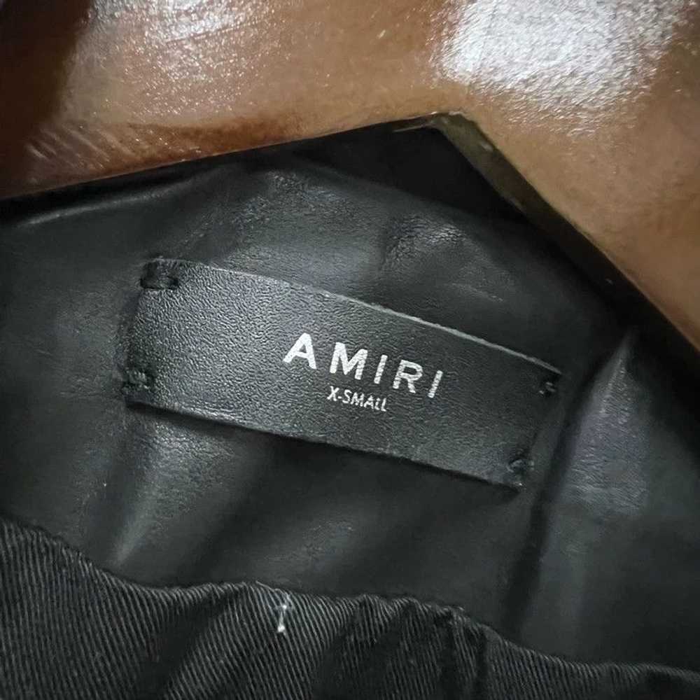 Amiri AMIRI black motorcycle leather jacket - image 2