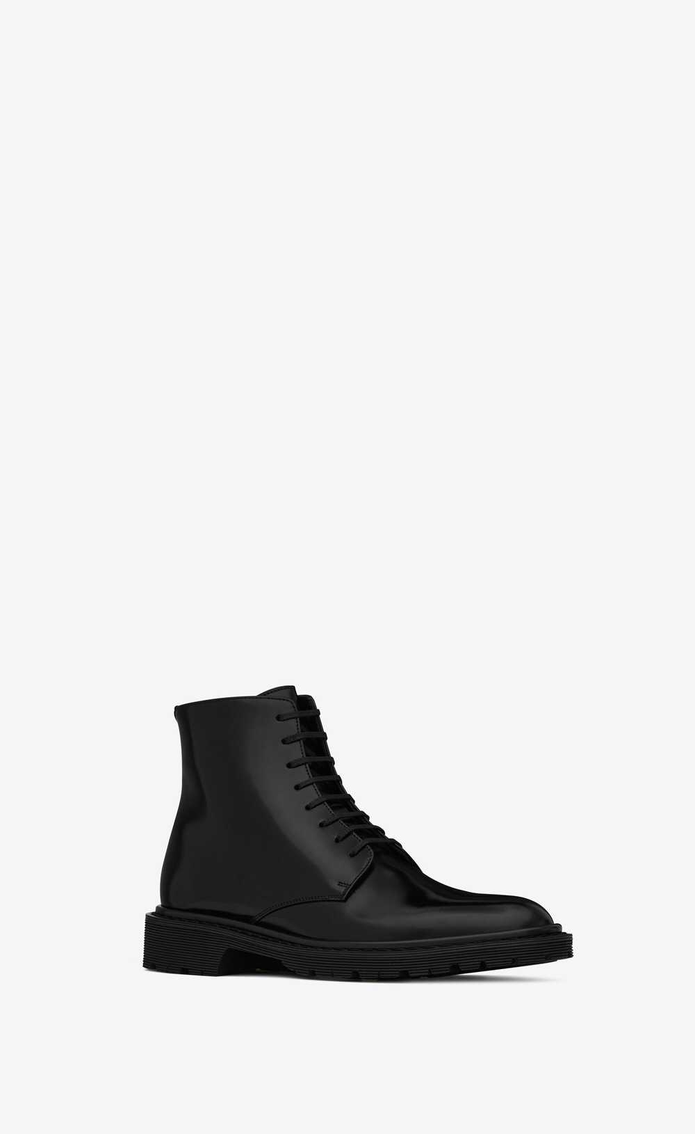 Saint Laurent Paris o1s1wg111224 Army Laced Booti… - image 3