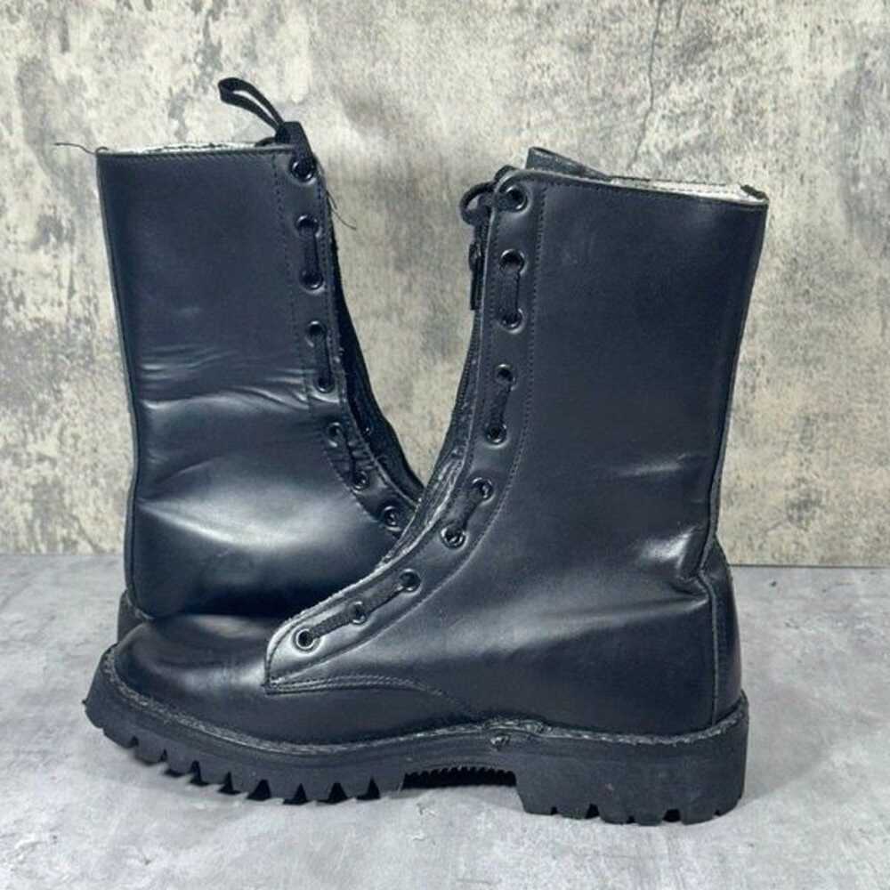 Italian Army Boots 38 Black Lindmar S Pisano Cont… - image 9