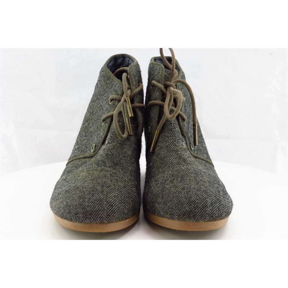 TOMS Ankle Boots Women Lace Up Boot Sz 7 M Gray F… - image 2