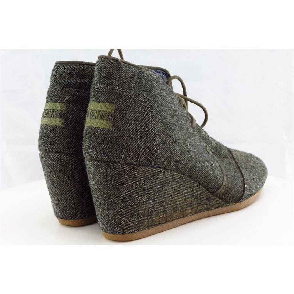 TOMS Ankle Boots Women Lace Up Boot Sz 7 M Gray F… - image 5