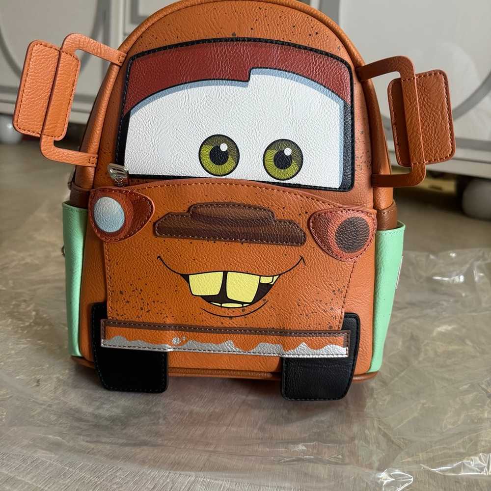 Loungefly Disney Pixar Tow Mater mini backpack - image 1