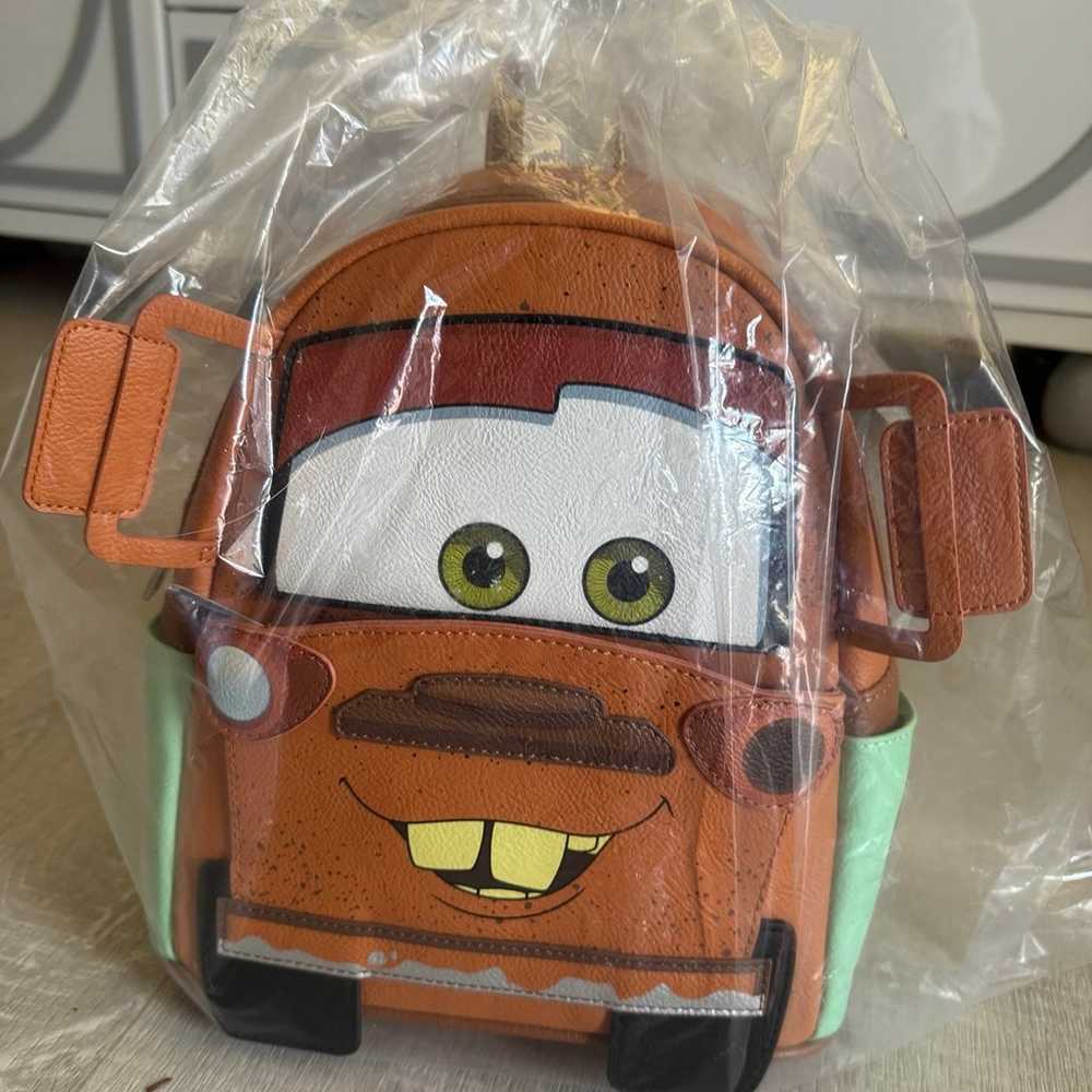 Loungefly Disney Pixar Tow Mater mini backpack - image 8