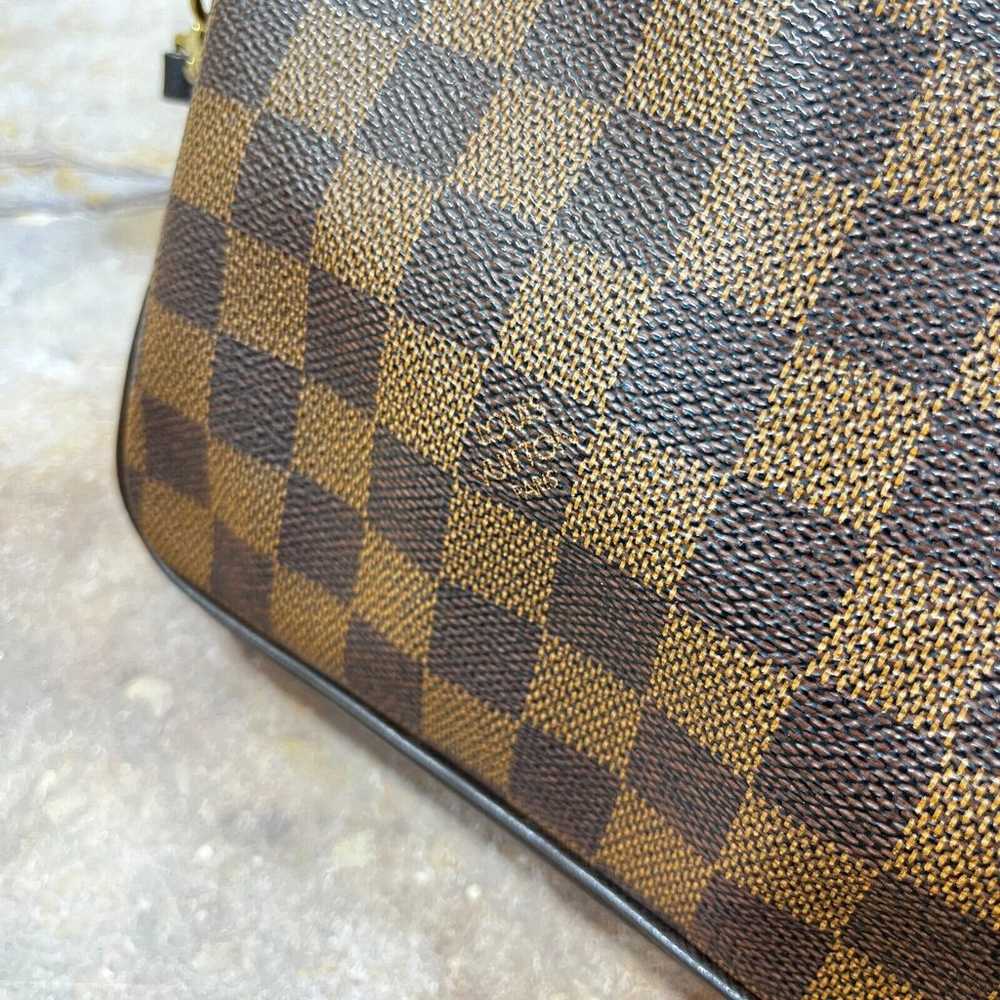 Louis Vuitton Trousse Makeup Bag Damier Ebene Pou… - image 6