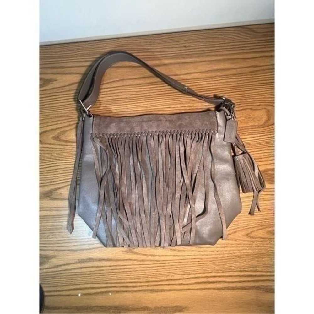 Coach Grey Suede Limited Edition Tassle - image 1