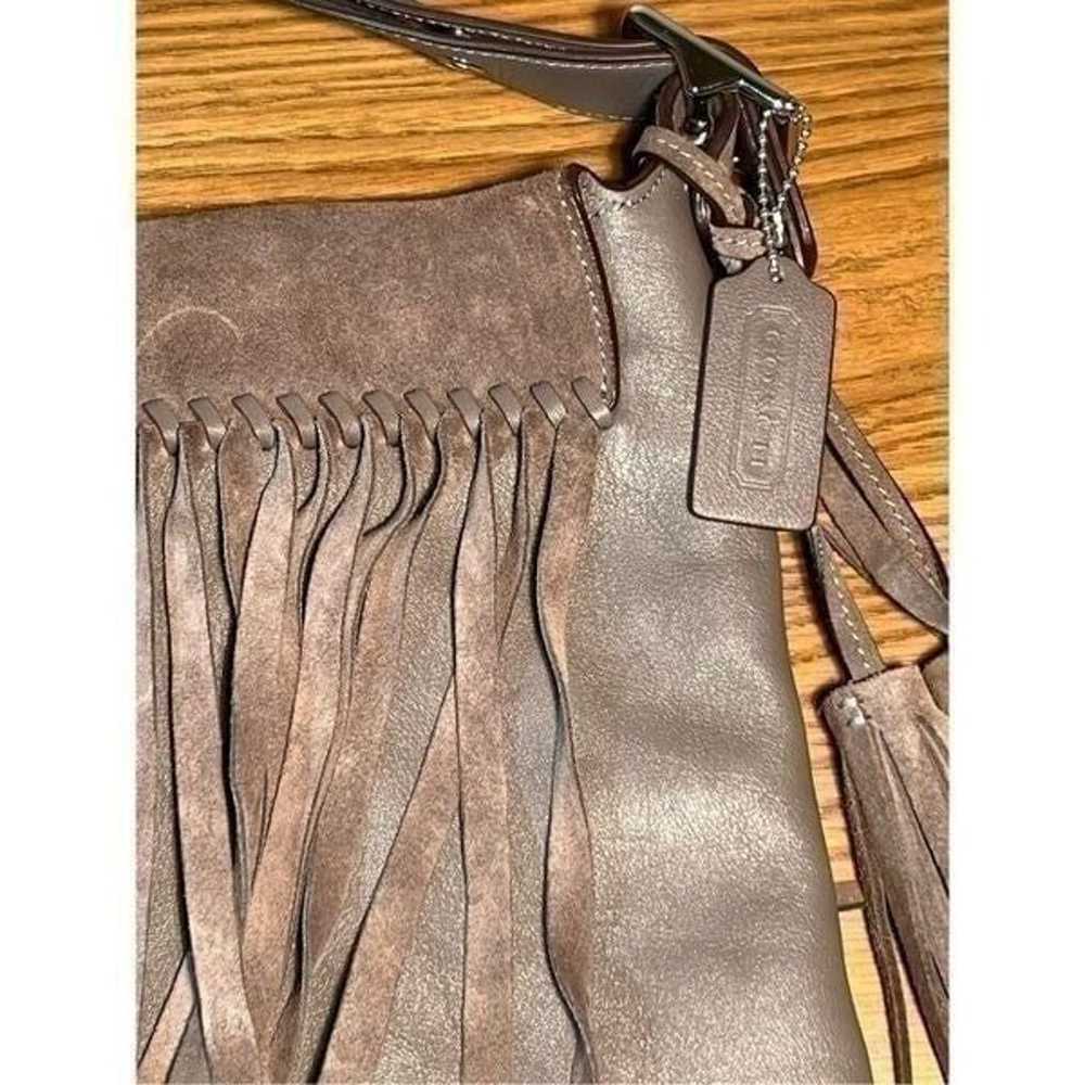 Coach Grey Suede Limited Edition Tassle - image 2