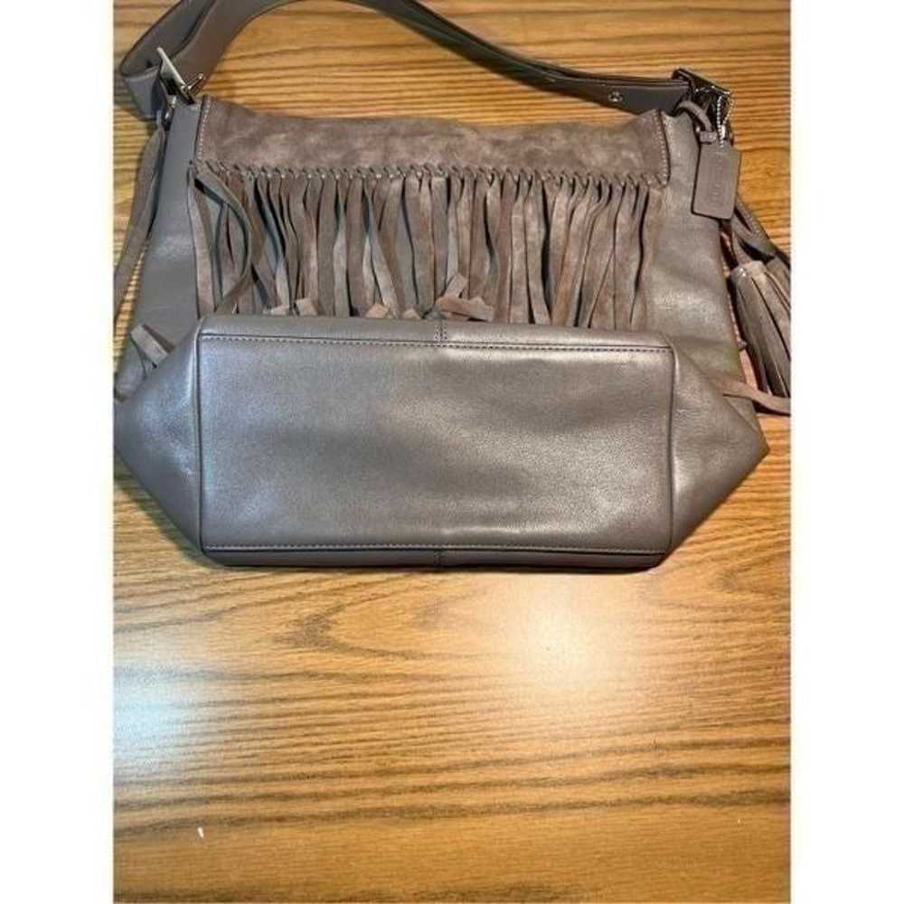 Coach Grey Suede Limited Edition Tassle - image 6