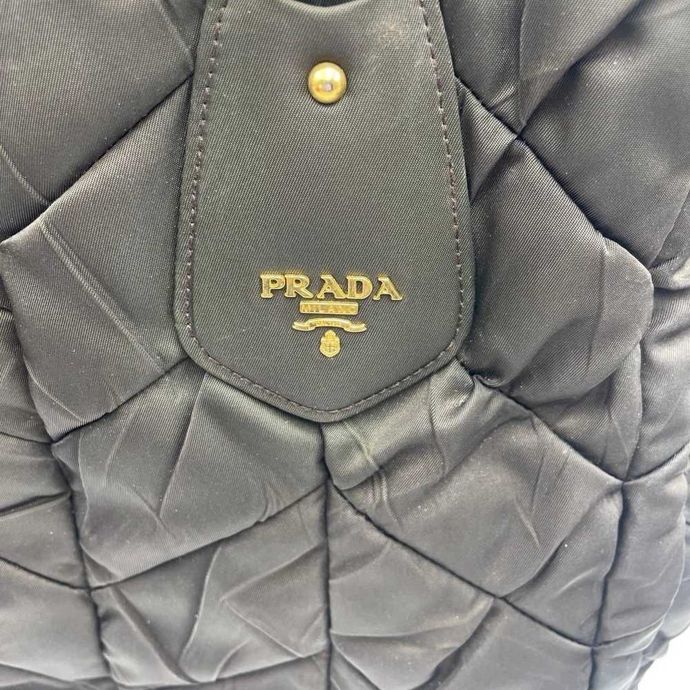 Prada rare Quilted Tessuto
Tote. Chocolate Brown … - image 7