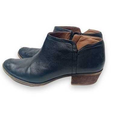 Lucky Brand Bardon 2 Ankle Bootie Stacked Heel Bo… - image 1