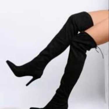 SHEIN knee-high long boots in black - image 1