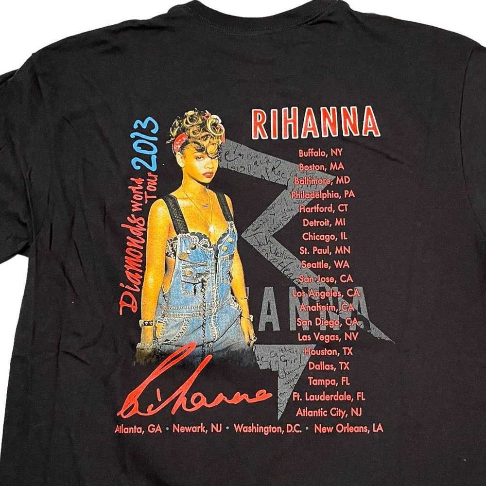 Band Tees × Rihanna 2013 Rihanna Diamonds Tour Tee - image 4