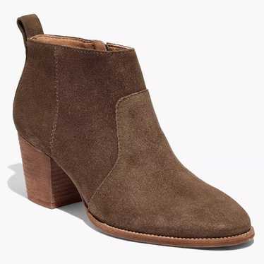 Madewell The Brenner Boot in Suede womens size 8