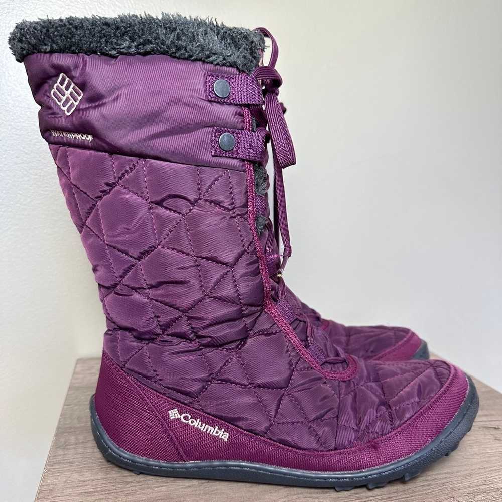 Columbia Womens Sz 9 Minx Mid II Omni-Heat Purple… - image 1