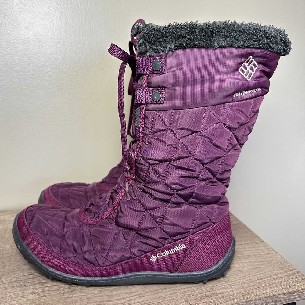 Columbia Womens Sz 9 Minx Mid II Omni-Heat Purple… - image 2