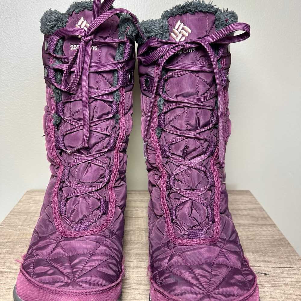 Columbia Womens Sz 9 Minx Mid II Omni-Heat Purple… - image 6