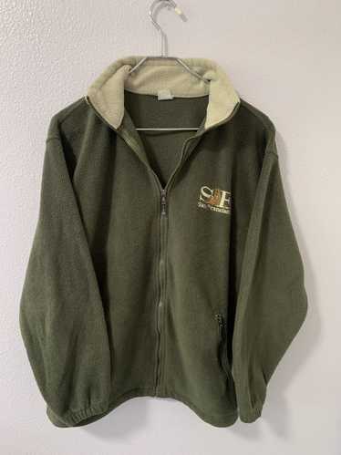 Vintage Vintage San Francisco olive green zip up