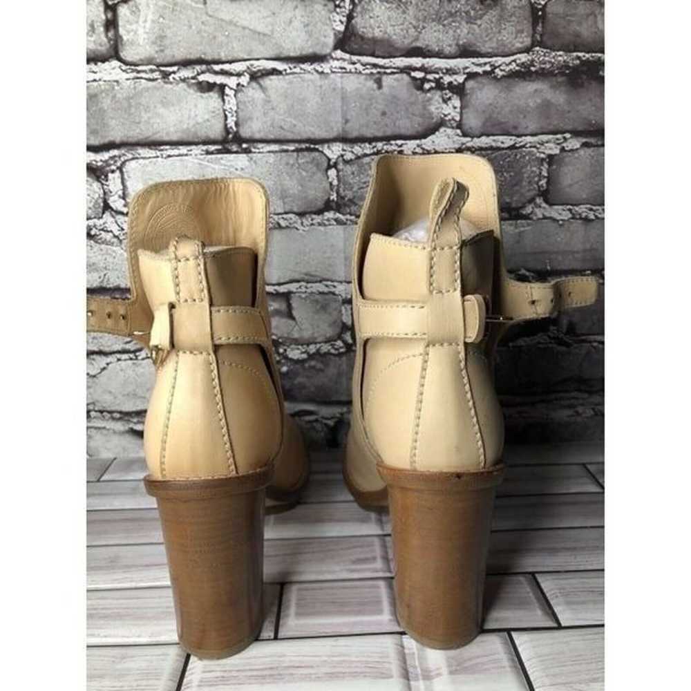 Acne Nude Leather Heel Strap Casual Ankle Booties… - image 3